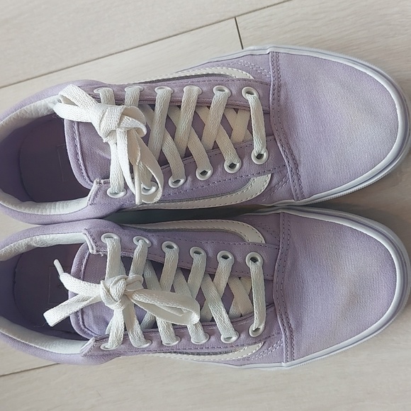Lilac Purple Old Skool Vans US M6/W7.5 EUC - Picture 11 of 12
